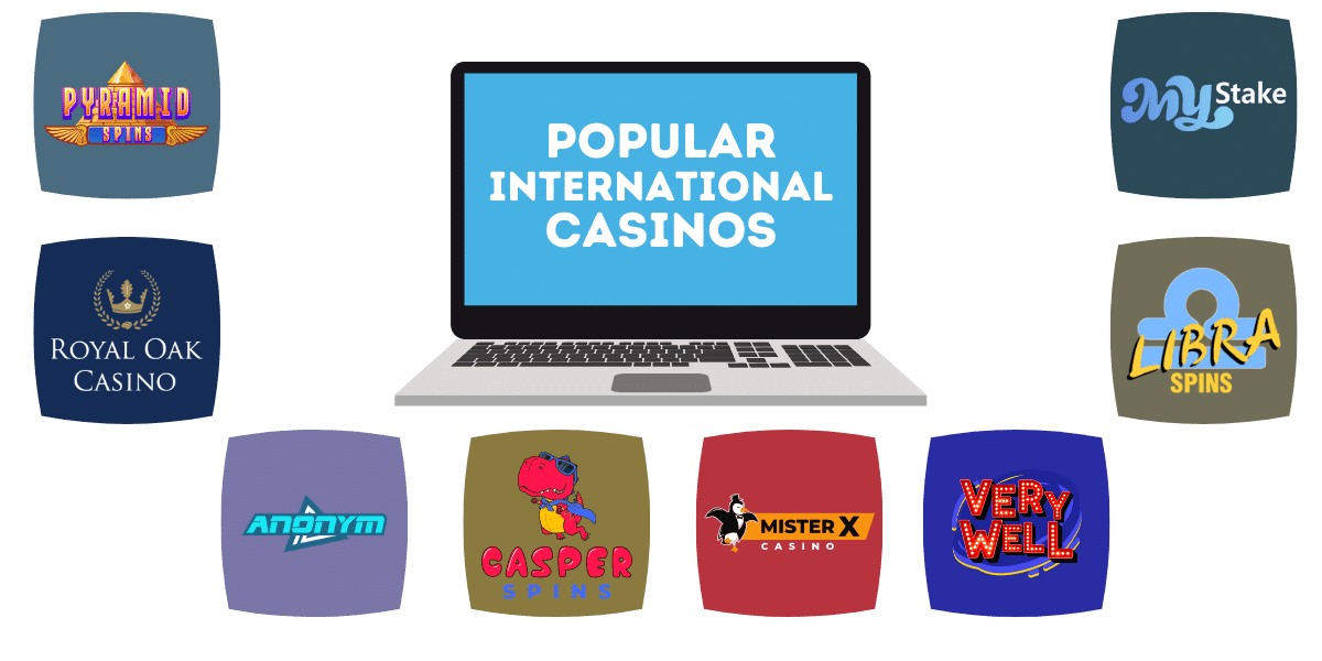 popular international online casinos