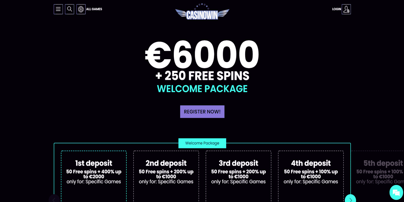 casinowin bonuses