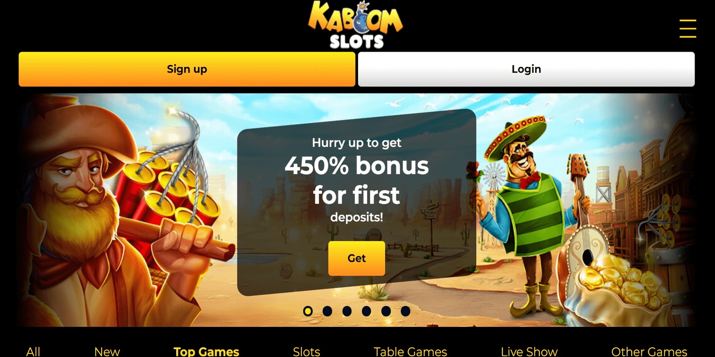 kaboom slots casino website