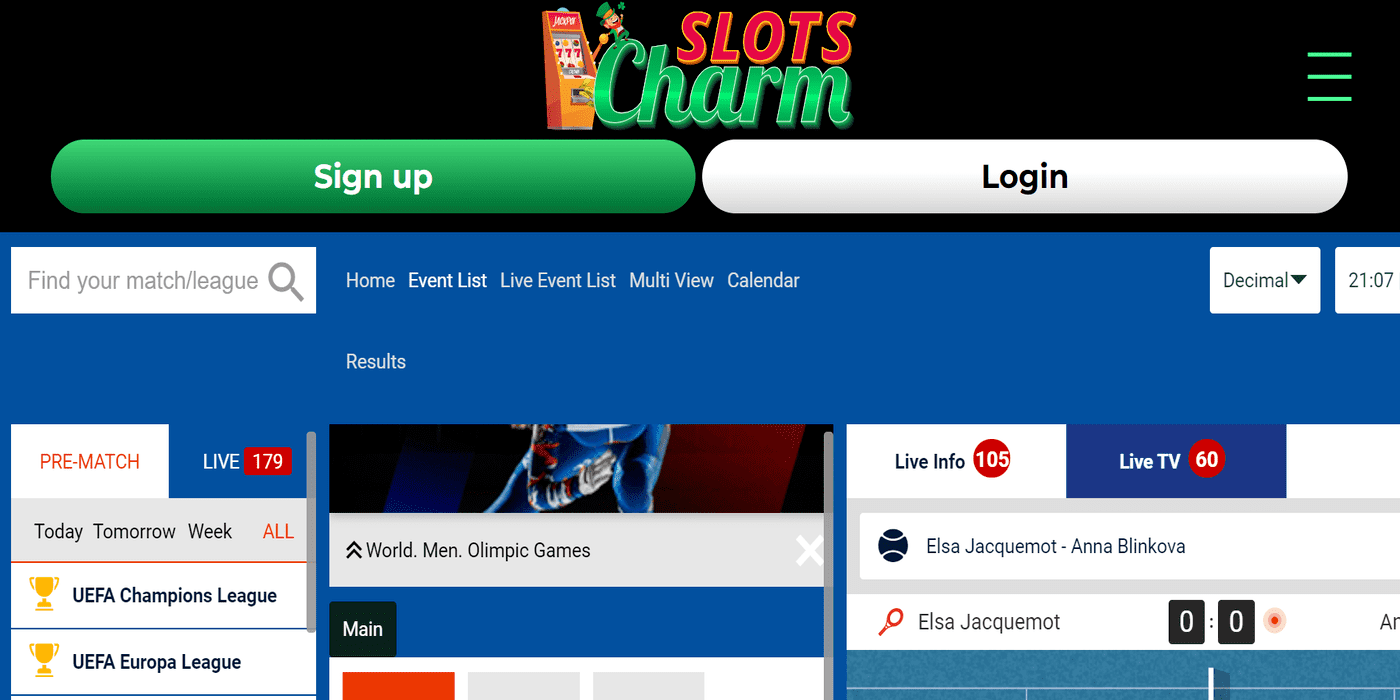 slots charm sportsbook