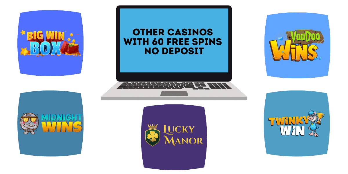 other casinos with 60 free spins no deposit